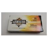 Armscor 308Win. 147GR. Full Metal Jacket Ammo