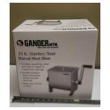 New Gander Mtn 20lb. Manual Meat Mixer