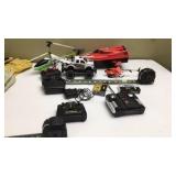 Remote Control Boats, Trucks, & Helicopter