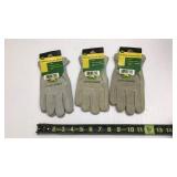 John Deere Cow Hide Kids Gloves
