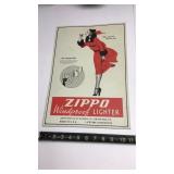 Zippo Metal Sign