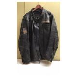 115 Harley Davidson Heavy Leather Jacket 3X