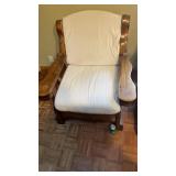 Wooden Frame Chair 34 x 36x 36 inches