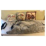 Good Year Electric Heat Travel Blanket, Pillows