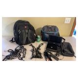 Swiss Gear Backpack, Portable DVD Player, Travel
