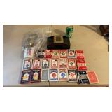 Cards and card shuffler