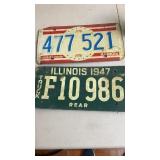 Vintage License Plates be