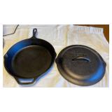 12" lodge cast iron skillet