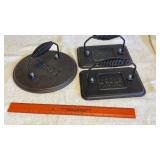 Cast iron lodge meat press