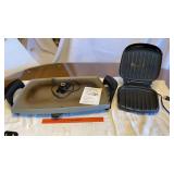 Presto electric griddle and small George Forman
