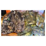 Camo Jacket and rain suit 2X-3X