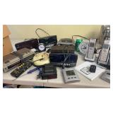 Several Radio Alarm Clocks, Travel Clocks, AT&T