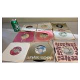 45 rpm records, Kiss, Eagles, Carley Simon,Rita