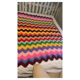 Crochet Lap Blankets / Twin Size x 2