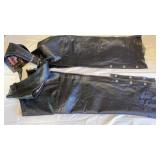 Interstate leather chaps size Lg