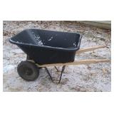 Truper  8 cu ft poly wheelbarrow.