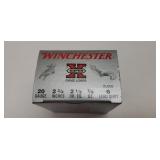 Winchester SuperX 20Ga. 6lead Shot Game Load Ammo