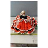Crochet Doll on Stand