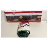 Christmas lights and 50 foot extension cord