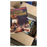 Box full of sports illustrated magazines