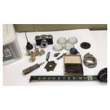 Vintage Nails, Camera, knobs