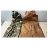 Camo Coveralls L, Keys X Large Bib Coveralls