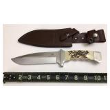 6 In Mossy Oak Knife & Sheath