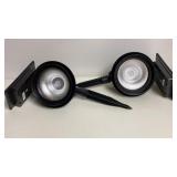 LED solar spotlights