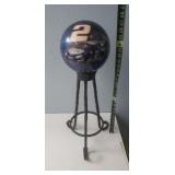 Rusty Wallace Bowling Ball on Stand