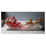 Santa & Reindeer Blow Mold