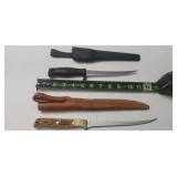 Filet Knives including Uncle Henry Schrade