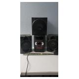 Black Web Stero System & Speakers