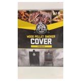 Wood pellet smoker cover