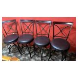4 Swivel Bar Chairs 24 inches High, 1 Chair needs