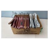 Wooden And Plastic Coat Hangers