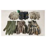 Hunting Gloves, Leather Gloves, Large