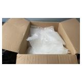 Box of Bubble Wrap, Black Lining Plastic
