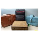 Vintage Luggage, and Coleman Swivel Wheels