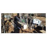 Large scrap pile steel aluminum copper