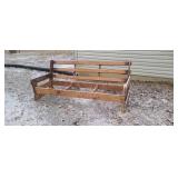 Wood couch frame.