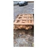 Skid of pallet lumber.