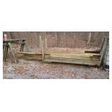 Treated 1" decking lumber is lumber treated 4" X