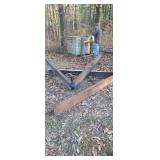 Two mobile home trailer tounghs.