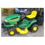 John Deere LA120 Automatic riding lawnmower 42