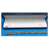 18k. Sterling Silver Genuine Emerald, Ruby,