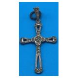 Sterling Cross Pendant 2.67g