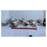 Tea cups, saucers and more