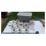 Tote Full of Dishes & Glasses