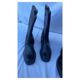 Leather Boots ( l to r) Wear Work 10 1/2, 10 D,