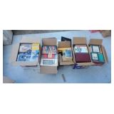 5 Boxes Hard & Paperback Books War Novels, Self